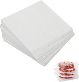 Parchment Paper Squares, 4x4 Inch, Set of 300, Small Hamburger Patty Paper/Nonstick Precut Square Baking Parchment for Separating Small Burger Pa